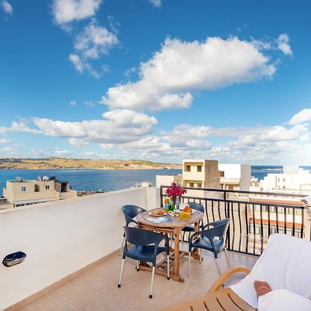 Seashells 2 Bedroom Apartment With Sunny Terrace With Stunning Sea Views - By Getawaysmalta Σεντ Πόλς Μπέι Εξωτερικό φωτογραφία