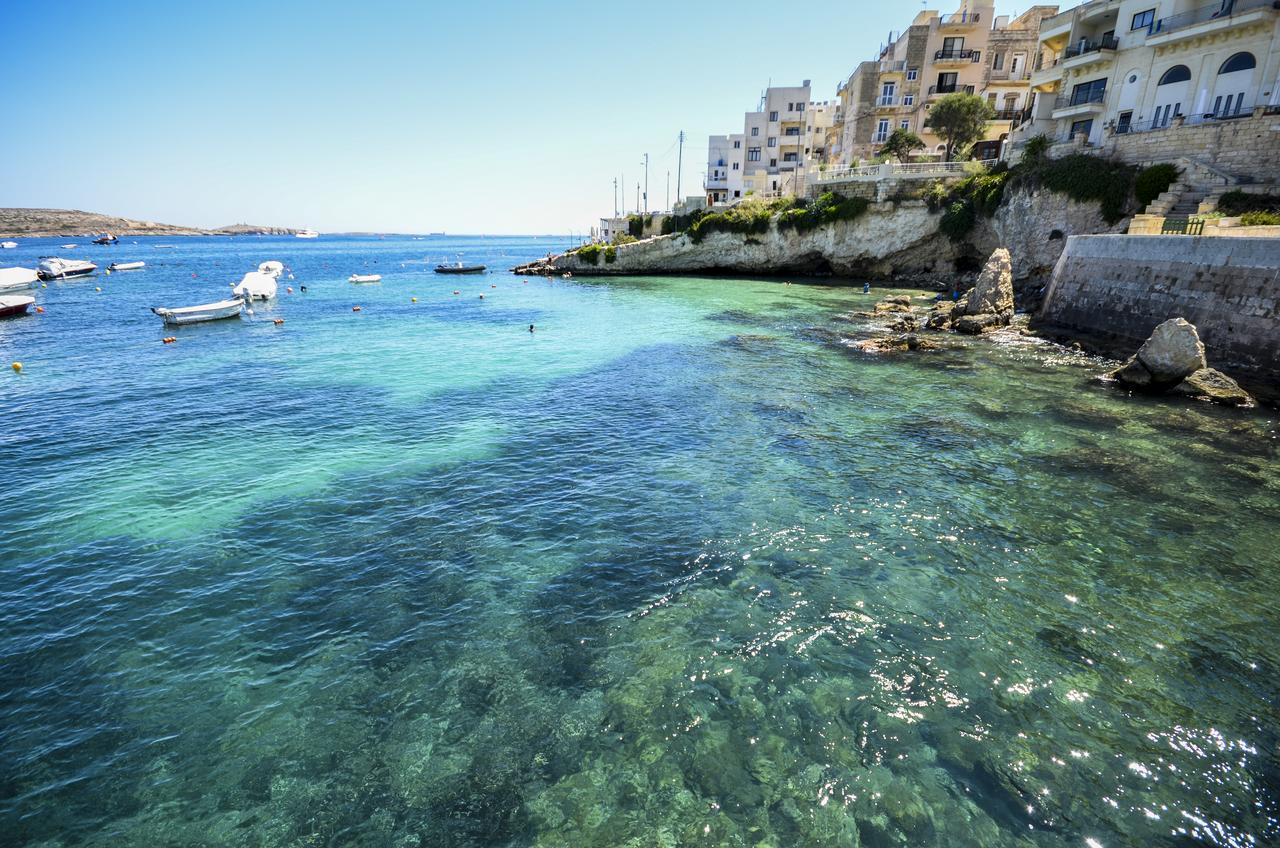 Seashells 2 Bedroom Apartment With Sunny Terrace With Stunning Sea Views - By Getawaysmalta Σεντ Πόλς Μπέι Εξωτερικό φωτογραφία
